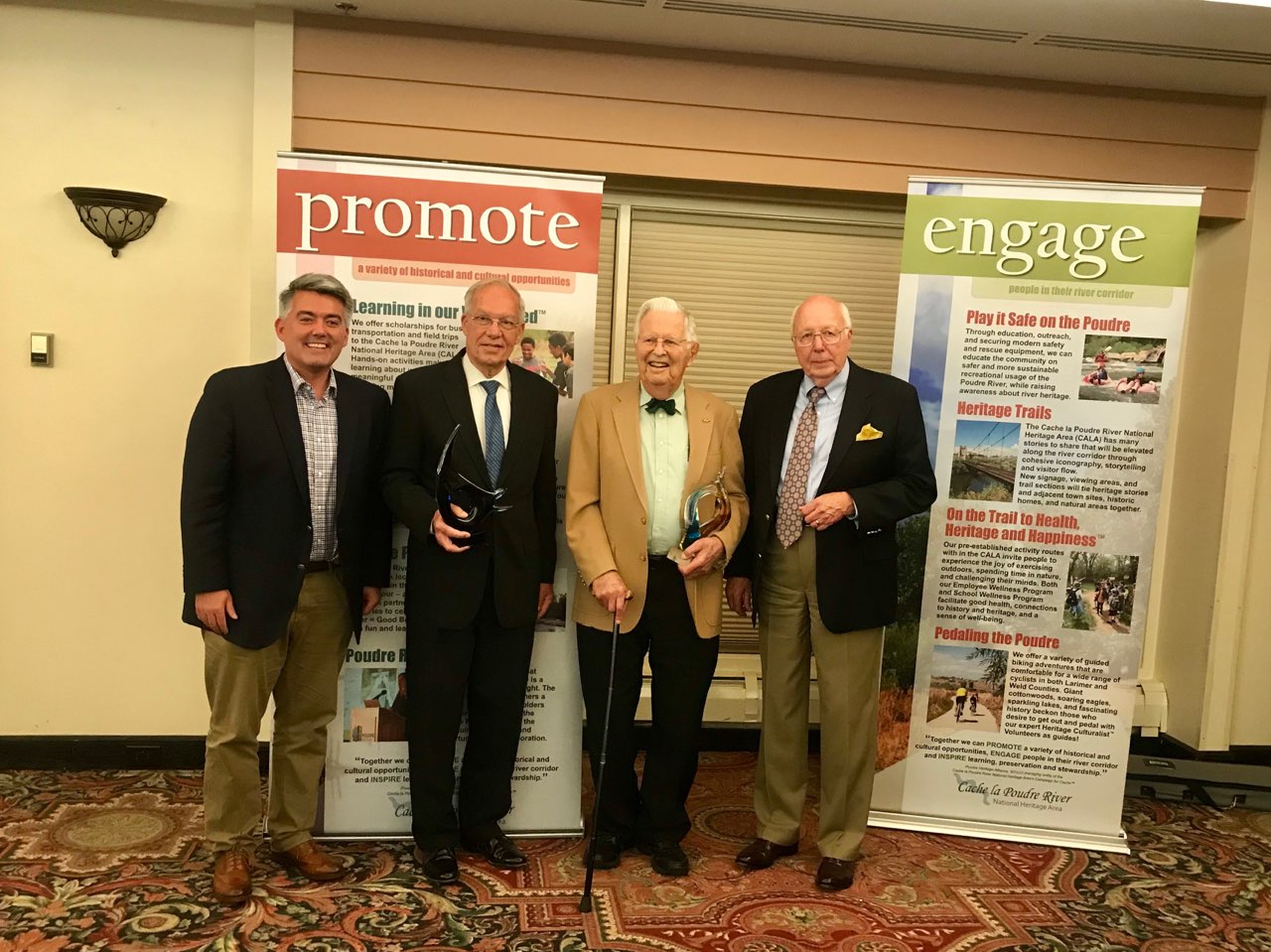Poudre Heritage Alliance Honors Senator Wayne Allard and Dr. Richard Bond at 2nd Annual Emeritus Dinner