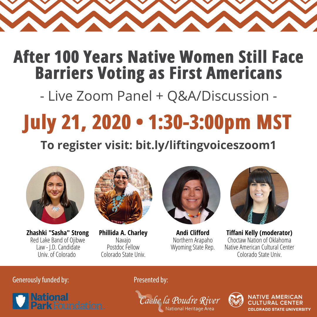 Upcoming Webinar: After 100 Years Native Women Still Face Barriers Voting as First Americans