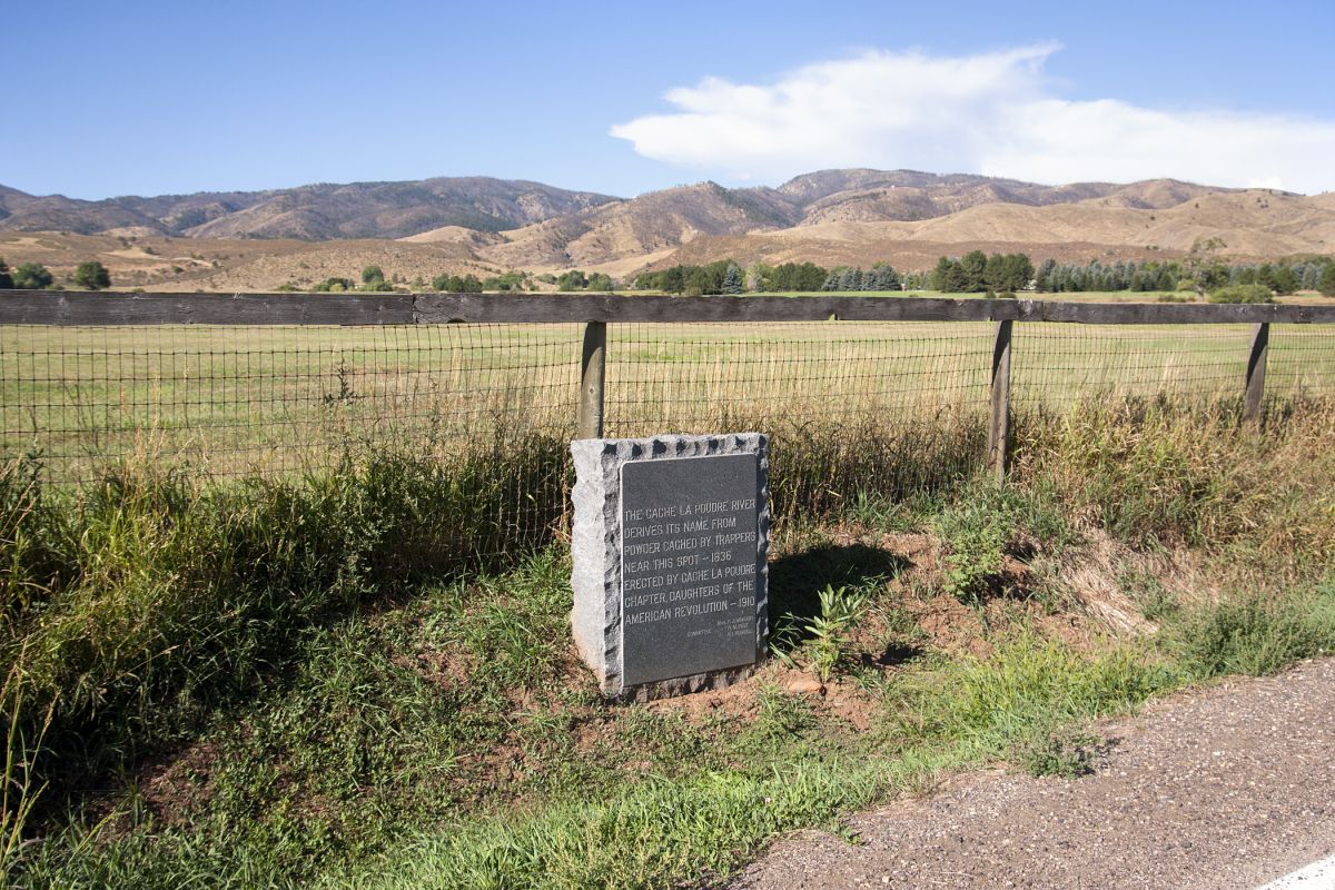 Cache La Poudre Marker | Cache La Poudre River National Heritage Area