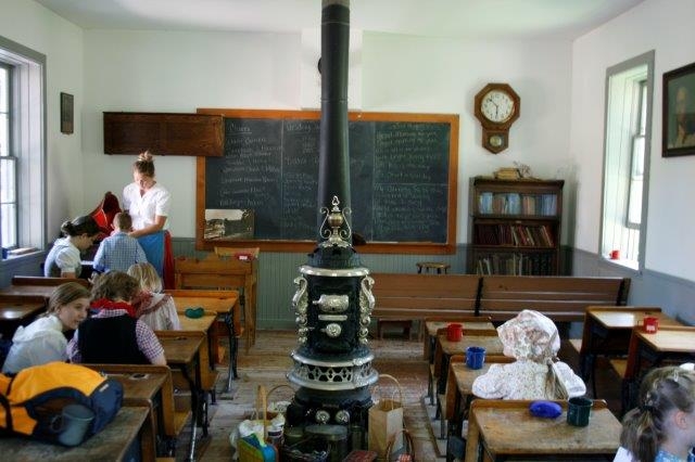 Heritage Courtyard Boxelder schoolhouse source FCMOD 1