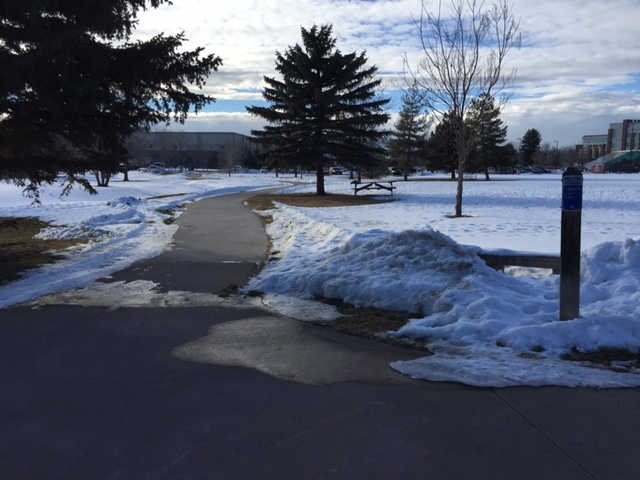 Heritage Park looking to parking lot 1