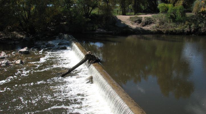 Josh Ames before diversion dam removed Colorado Water Trust 3
