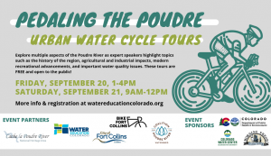Pedaling the Poudre: Urban Water Cycle Tour @ Bellvue | Colorado | United States