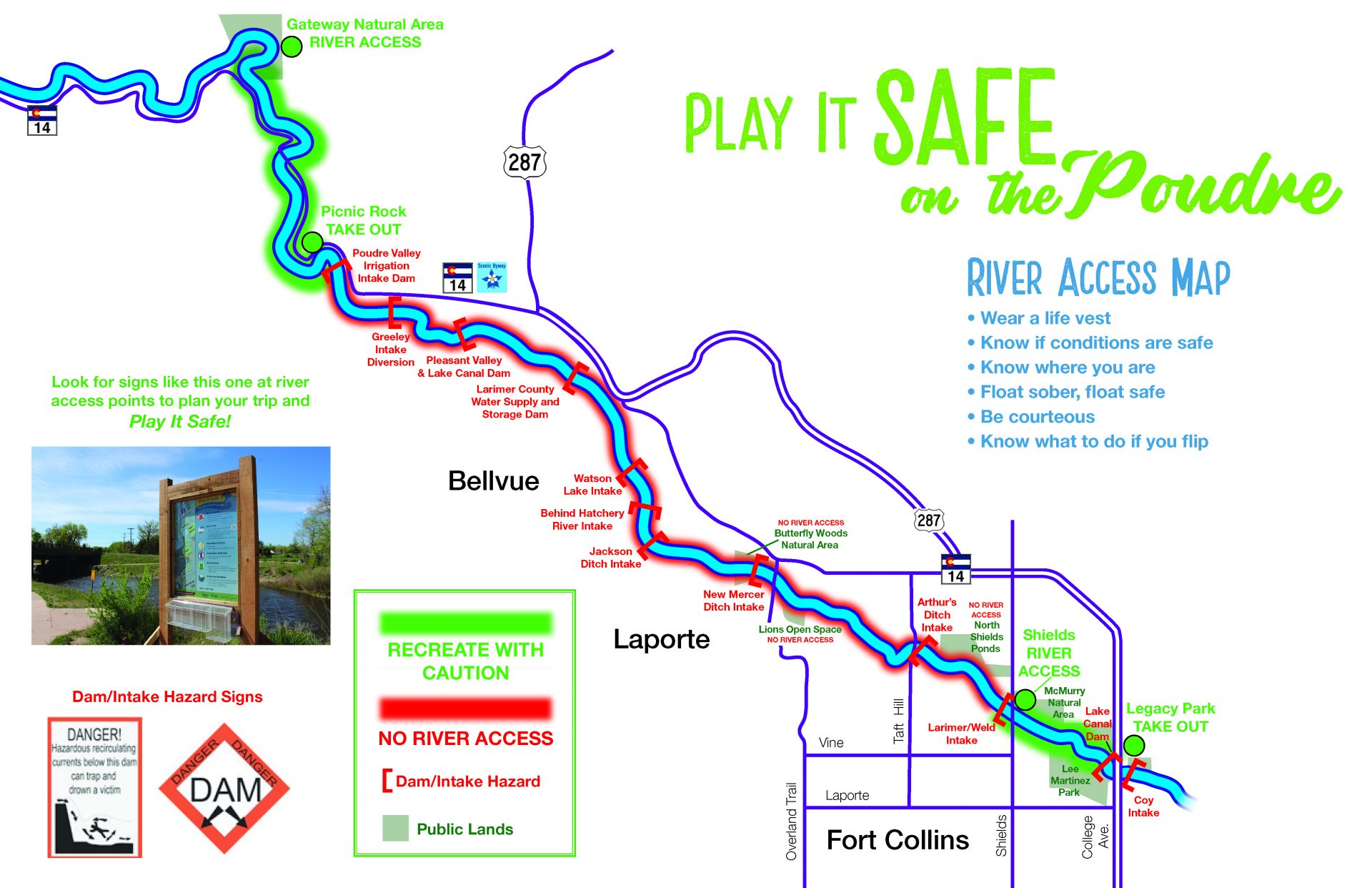 Play It Safe On The Poudre News Release Cache La Poudre River National Heritage Area