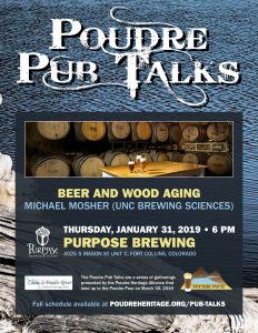 Poudre Pub Talk: Beer and Wood Aging @ Purpose Brewing and Cellars | Fort Collins | Colorado | United States