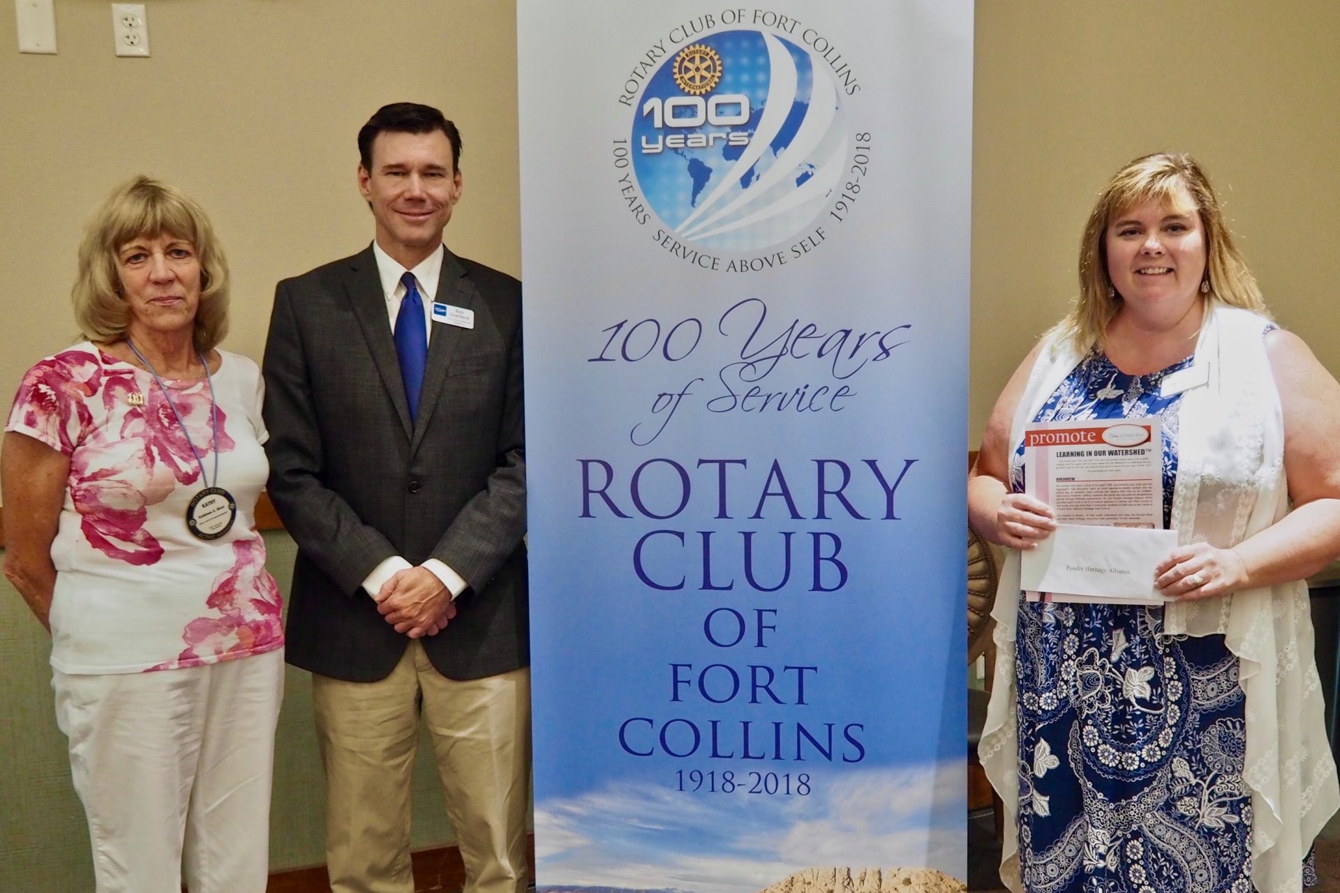 NEWS RELEASE: Rotary Club awards $4,000 grant to Poudre Heritage Alliance