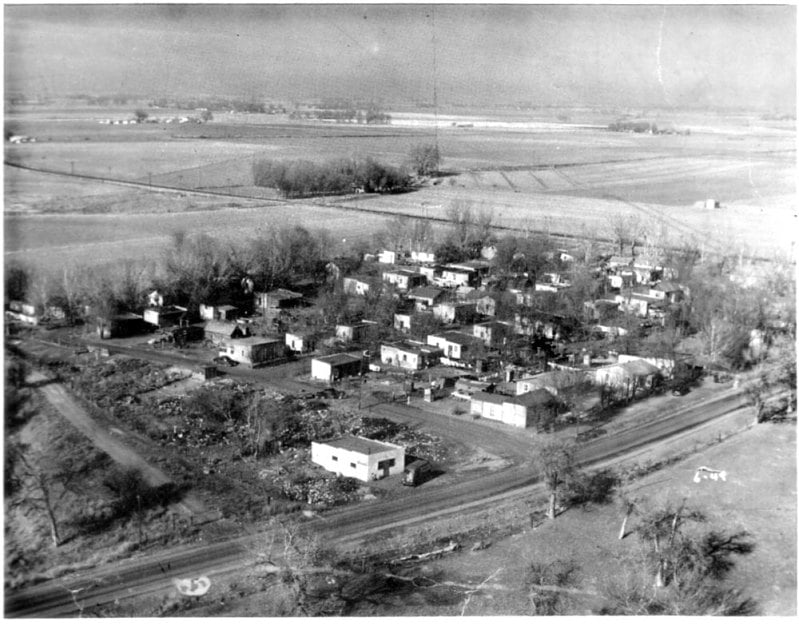 Photo of the Spanish Colony in Greeley, CO captured in 1949. Credit: Alvin García, Gabriel and Jody López collection