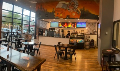 Interior of Aunt Helen's.