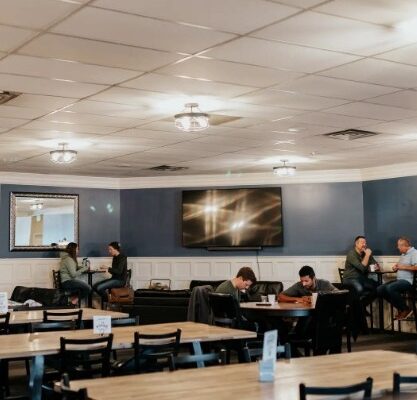 An interior section of Coffee House 29.