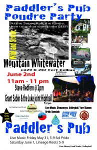Paddler's Pub Poudre Party @ Paddler's Pub at Mountain Whitewater | Fort Collins | Colorado | United States