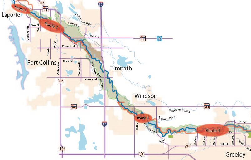 Poudre Map final 15  Cache la Poudre River National Heritage Area